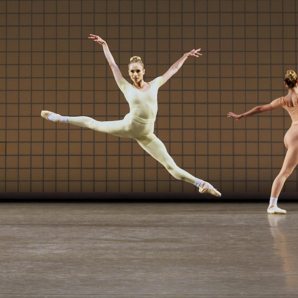 Jackie Bologna with New York City Ballet in Jerome Robbins' 'Glass Pieces.' Photo by Erin Baiano.