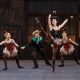 New York City Ballet's Emily Kikta and the Company in George Balanchine's 'Western Symphony.' Photo by Erin Baiano.