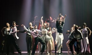 Paris Opera Ballet in Hofesh Shechter's 'Red Carpet.' Photo by Julien Benhamou.