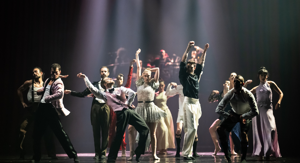 Paris Opera Ballet in Hofesh Shechter's 'Red Carpet.' Photo by Julien Benhamou.
