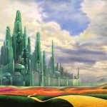 Emerald City backdrop. Photo courtesy of Charles H. Stewart.