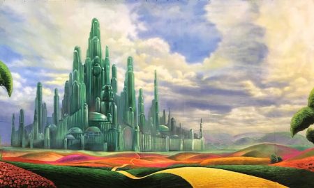 Emerald City backdrop. Photo courtesy of Charles H. Stewart.