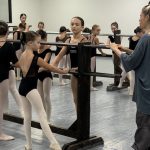 Laura Kaufman teaching young dancers. Photo courtesy of Kaufman.