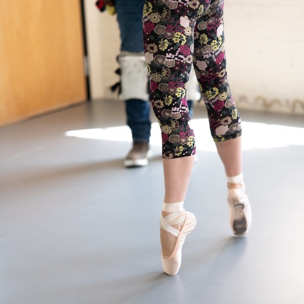 Stagestep floor installation at Philadelphia Dance Academy. Photo courtesy of Stagestep.