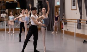 Students at The Royal Ballet School. Photo by Rachel Cherry.