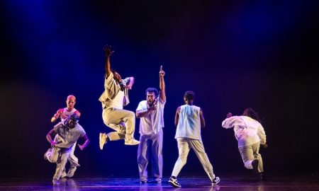 The company of Camille A. Brown & Dancers in 'I AM.' Photo by Robert Torres.