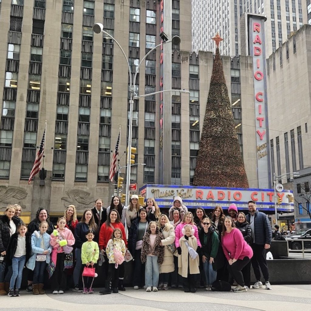 A 42nd Street Tours dance tour to NYC. Photo courtesy of Mike Brouwer.