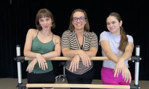 Andrea Zujko and dancers at NYU. Photo courtesy of Zujko.