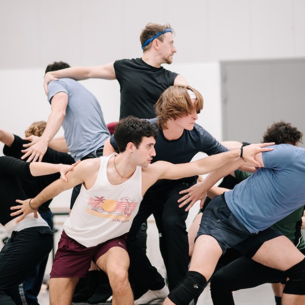 Scottish Ballet dancers in rehearsals for 'Mary, Queen of Scots.' Photo by Mihaela Bodlovic.