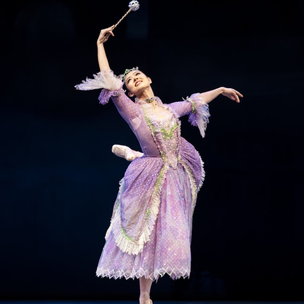 Pacific Northwest Ballet corps de ballet dancer Melisa Guilliams as the Fairy Godmother in Kent Stowell’s 'Cinderella.' PNB brought back its production of the classic fairy tale for 10 performances at Seattle Center’s McCaw Hall, January 30 – February 8, 2026. Photo by Angela Sterling.