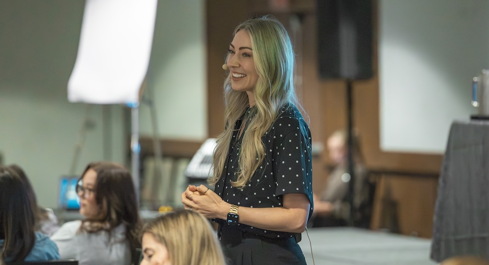 Lauren Ritchie at last year's Summit. Photo courtesy of DanceOne Summit.