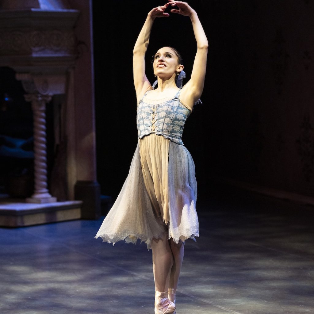 Pacific Northwest Ballet principal dancer Leta Biasucci in Kent Stowell’s 'Cinderella.' PNB brought back its production of the classic fairy tale for 10 performances at Seattle Center’s McCaw Hall, January 30 – February 8, 2026. Photo by Angela Sterling.