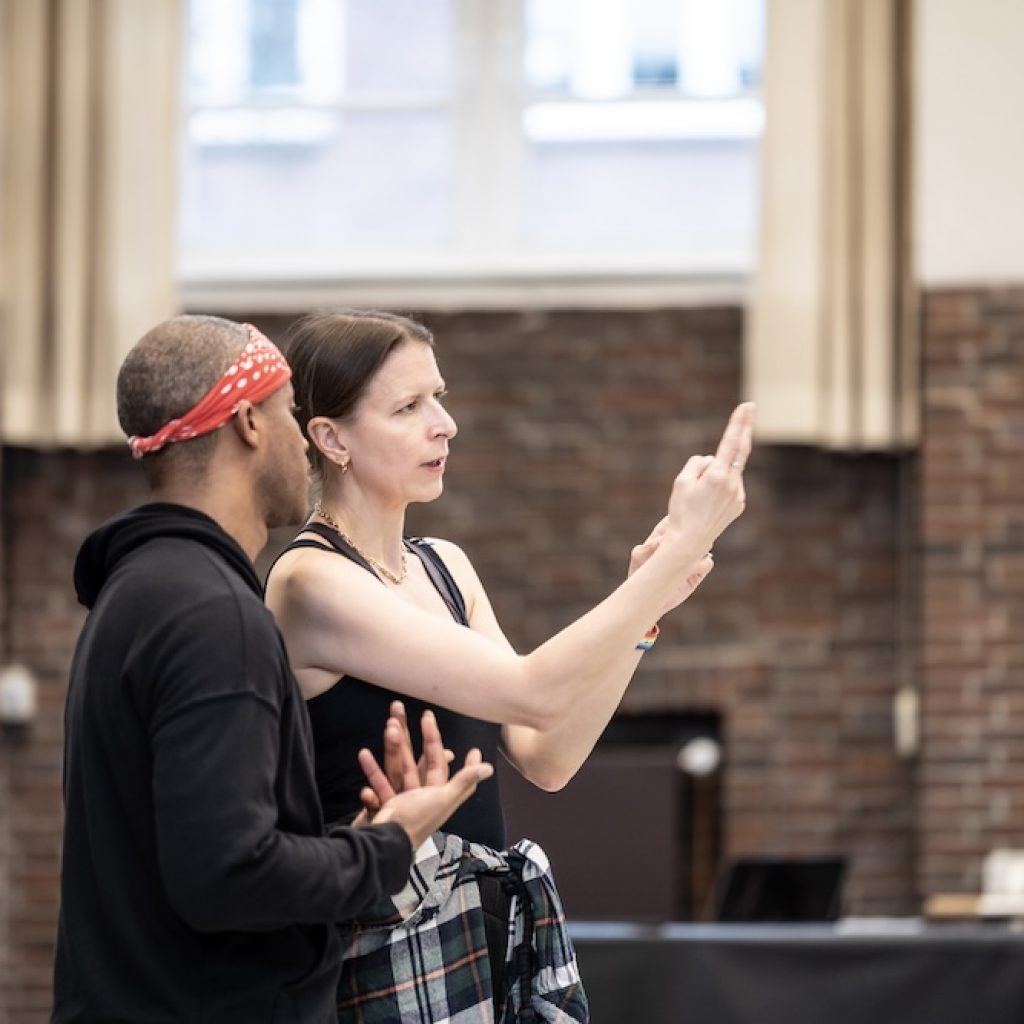 Aszure Barton with longtime creative associate, Jonathan E. Alsberry. Photo by Kiran West.