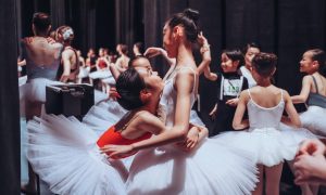 Backstage during Youth America Grand Prix. Photo courtesy of YAGP.