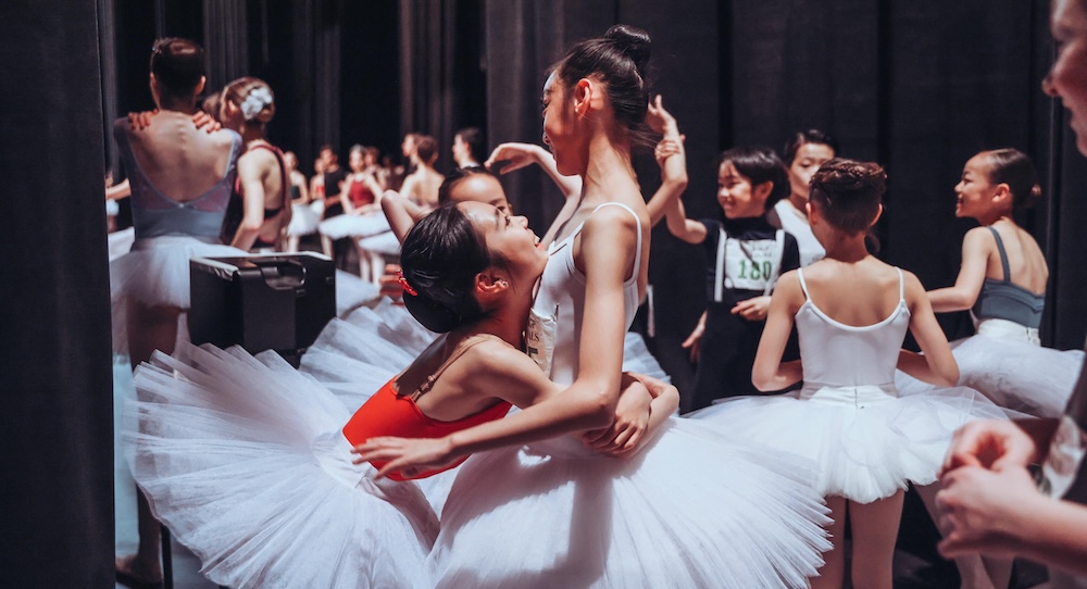 Backstage during Youth America Grand Prix. Photo courtesy of YAGP.