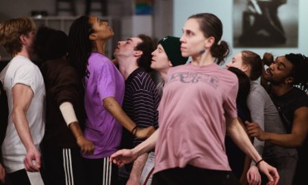 In process with Hubbard Street Dance Chicago. Photo by Brandon Jones.