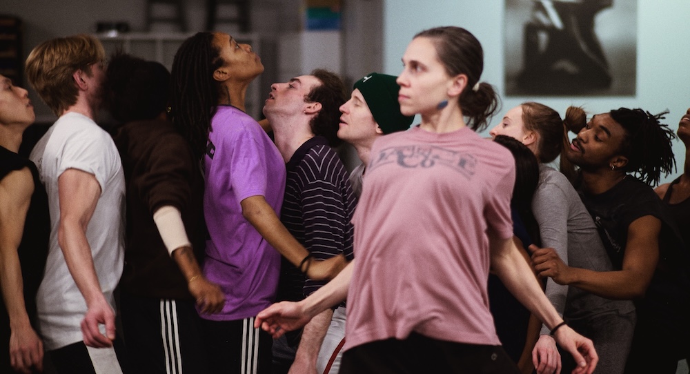 In process with Hubbard Street Dance Chicago. Photo by Brandon Jones.