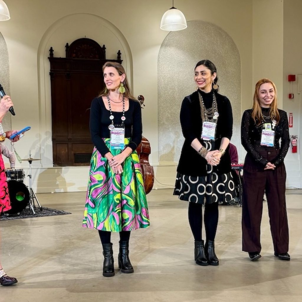 The Elsie Management Team at APAP 2026's Elsie Booth. Photo courtesy of Elsie Management.