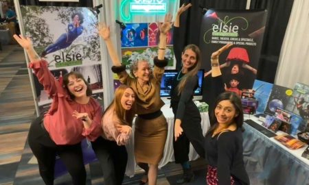 The Elsie Management Team at APAP 2026's Elsie Booth. Photo courtesy of Elsie Management.