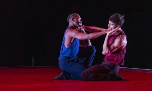 L.A. Dance Project's David Adrian Freeland Jr. and Morgan Lugo in 'Romeo & Juliet Suite.' Photo by Stephanie Berger.