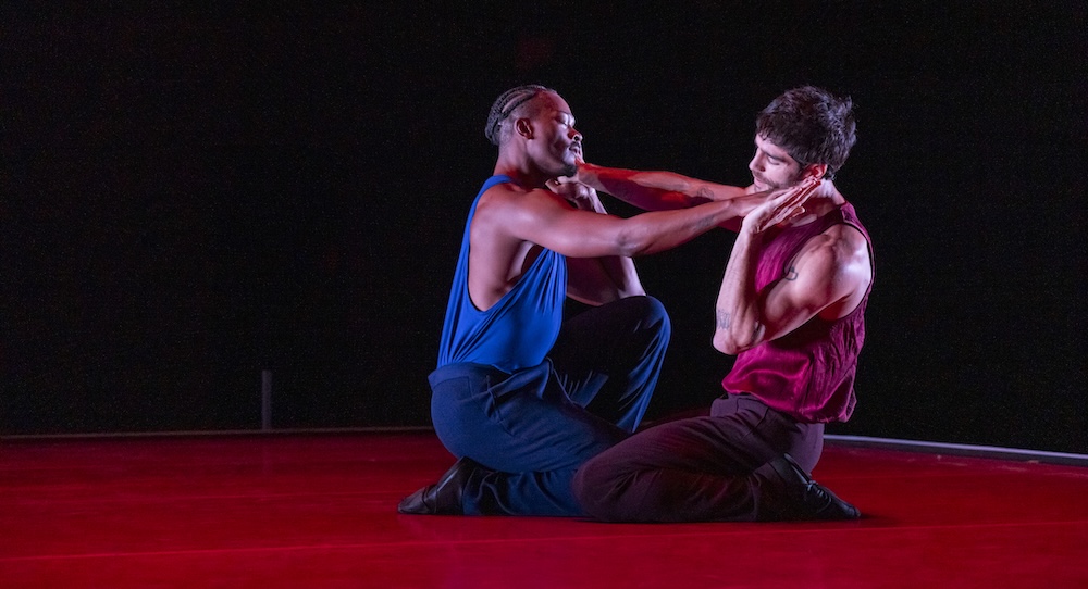 L.A. Dance Project's David Adrian Freeland Jr. and Morgan Lugo in 'Romeo & Juliet Suite.' Photo by Stephanie Berger.