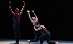 Lydia Johnson Dance's Michael Miles, Laura Di Orio and Cara McManus in 'Legacy.' Photo by Danica Paulos for @nelshelbyfilms.