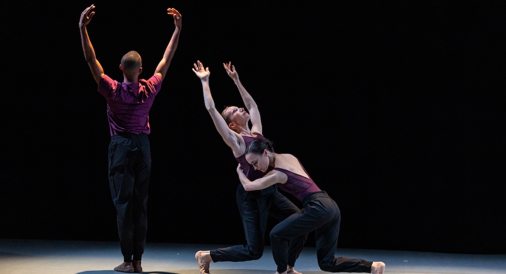 Lydia Johnson Dance's Michael Miles, Laura Di Orio and Cara McManus in 'Legacy.' Photo by Danica Paulos for @nelshelbyfilms.