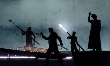 Düsseldorfer Schauspielhaus in Robert Wilson's 'Moby Dick' at BAM. Photo by Julieta Cervantes.