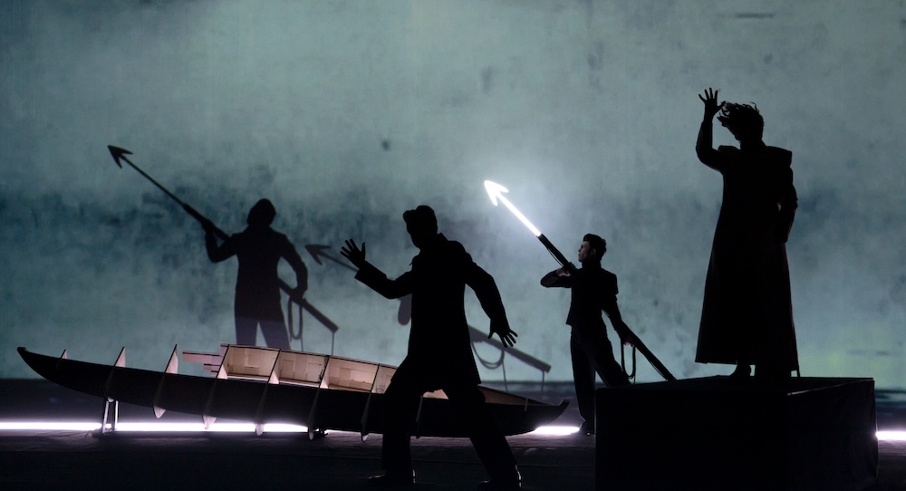 Düsseldorfer Schauspielhaus in Robert Wilson's 'Moby Dick' at BAM. Photo by Julieta Cervantes.