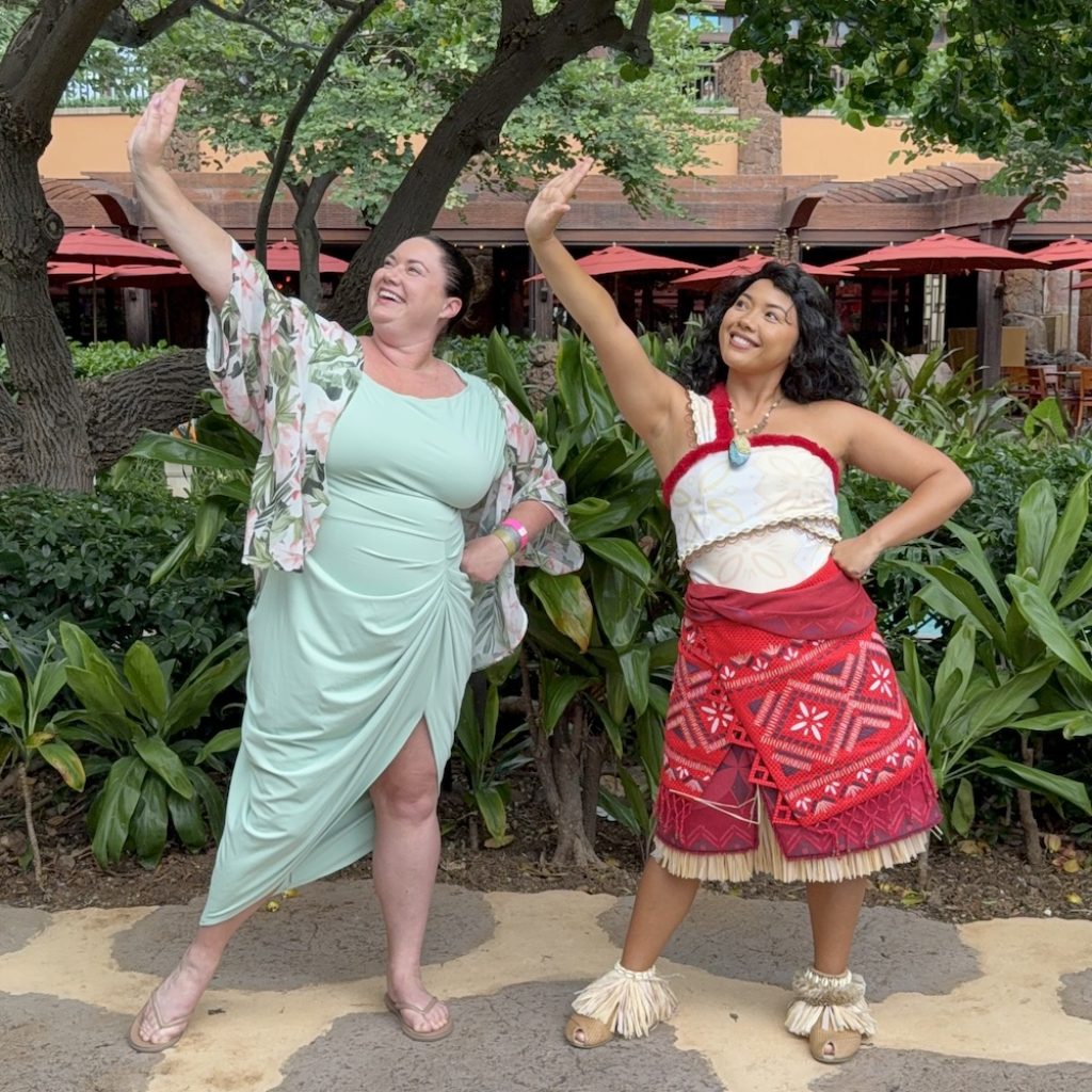 Jennilee Barr and Moana. Photo courtesy of Dance the Magic.