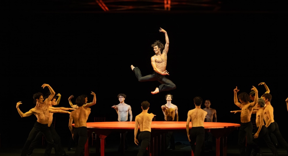 Hugo Marchand in Maurice Béjart's 'Bolero.' Photo by Curtis Brown.