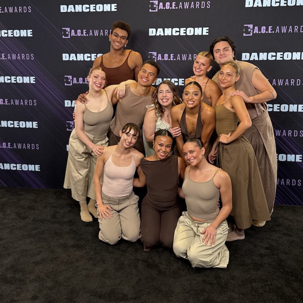 Brooke Gilmour and dancers at the 2026 A.C.E. Awards. Photo courtesy of Gilmour.