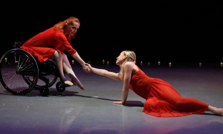 Kitty Lunn and Alison Cook-Beatty in Cook-Beatty's 'Touched by Fire.' Photo by Russell Haydn.