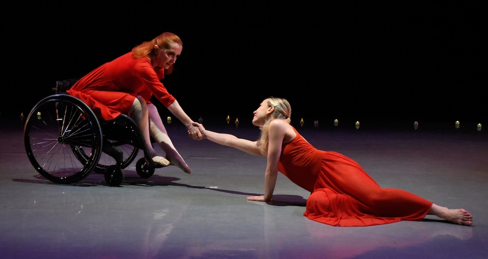 Kitty Lunn and Alison Cook-Beatty in Cook-Beatty's 'Touched by Fire.' Photo by Russell Haydn.