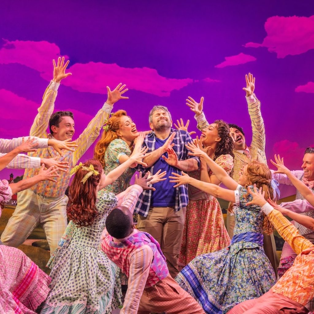 Alex Brightman and the cast of 'Schmigadoon!' Photo by Matthew Murphy and Evan Zimmerman.