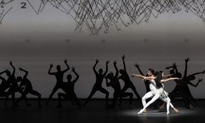 New York City Ballet's Mira Nadon with Davide Riccardo in George Balanchine’s 'Pithoprakta.' Photo by Erin Baiano.