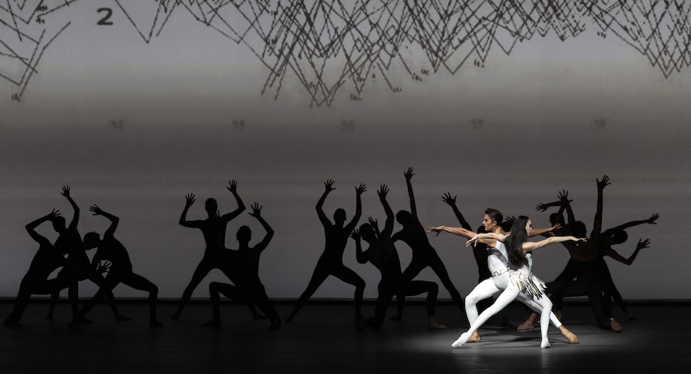 New York City Ballet's Mira Nadon with Davide Riccardo in George Balanchine’s 'Pithoprakta.' Photo by Erin Baiano.