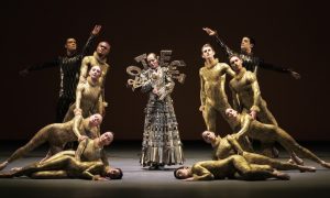 New York City Ballet's Unity Phelan with the Company in Alysa Pires' 'Auspicy.' Photo by Erin Baiano.