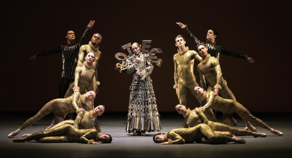 New York City Ballet's Unity Phelan with the Company in Alysa Pires' 'Auspicy.' Photo by Erin Baiano.