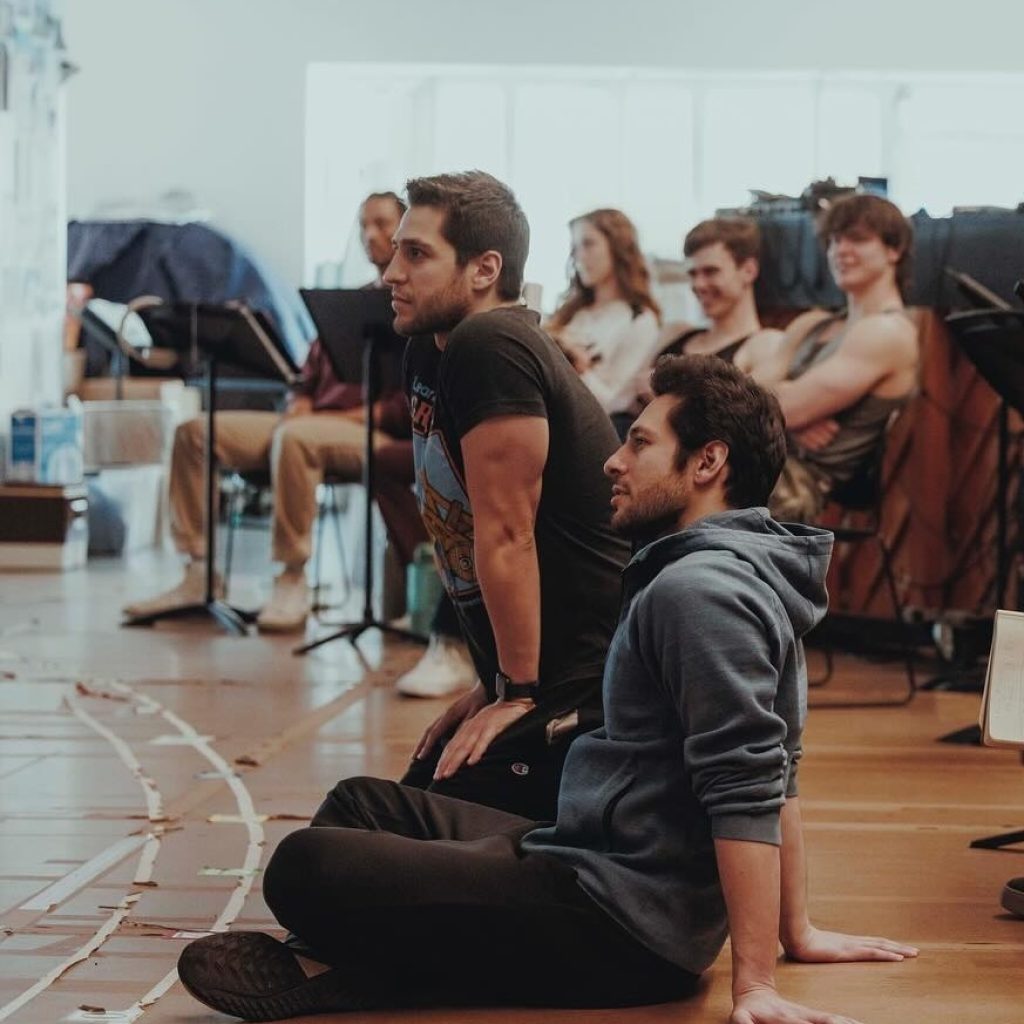 Rick and Jeff Kuperman in rehearsal. Photo courtesy of the Kuperman Brothers.